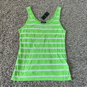 Bebe Lime Green Large Tank Top